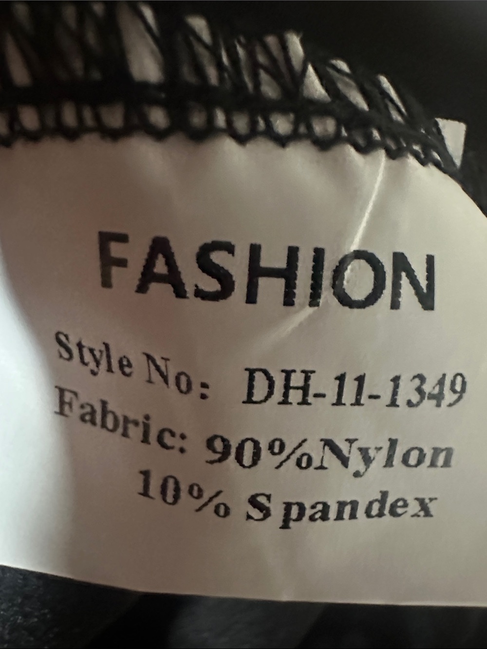 Black Wide-Leg Drawstring Pant - Picture 7 of 7